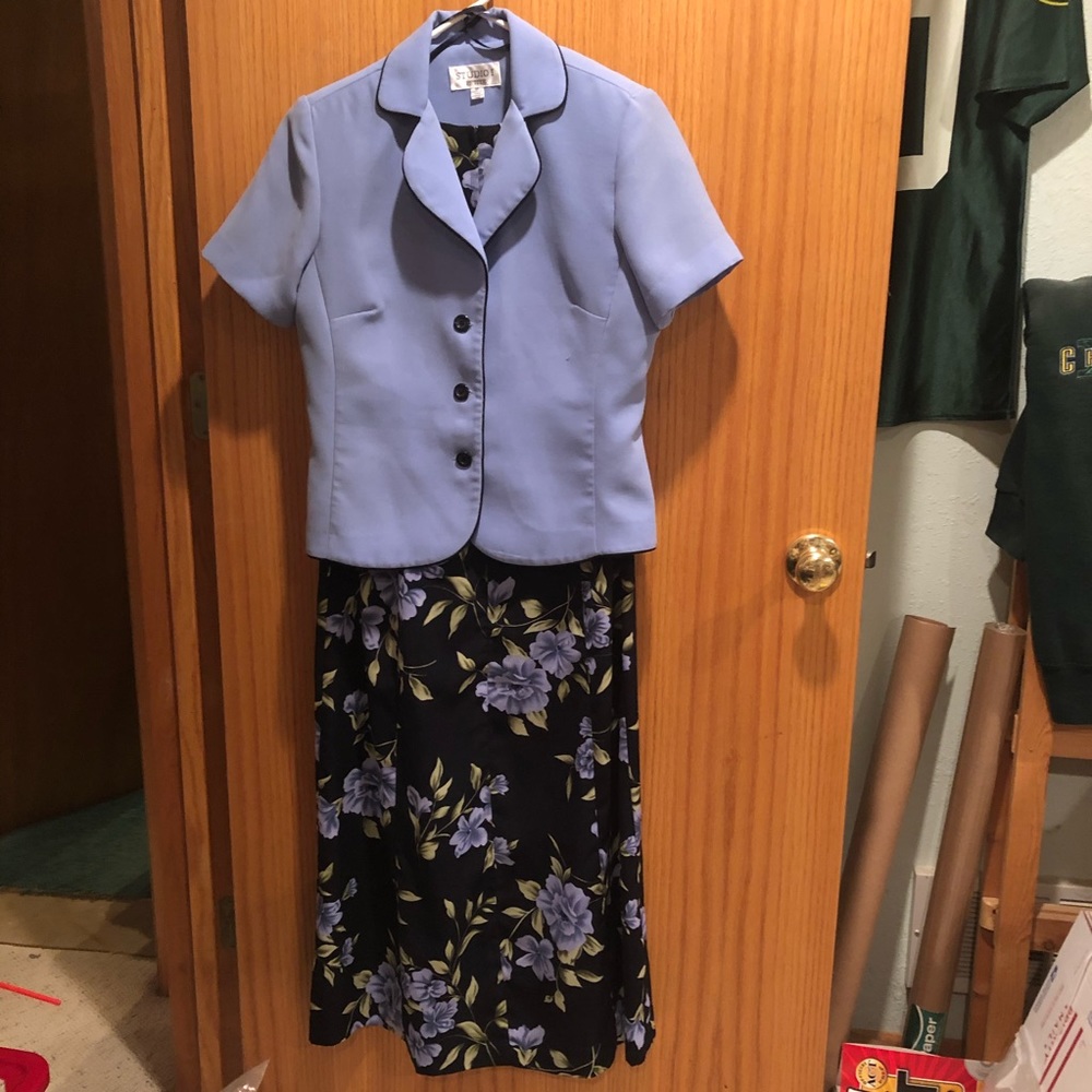 Dress with matching jacket size 8P